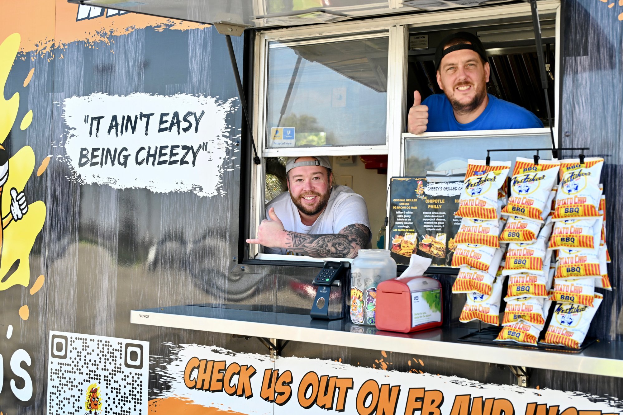 Tasty dining at Cheezy's Grilled Cheeses