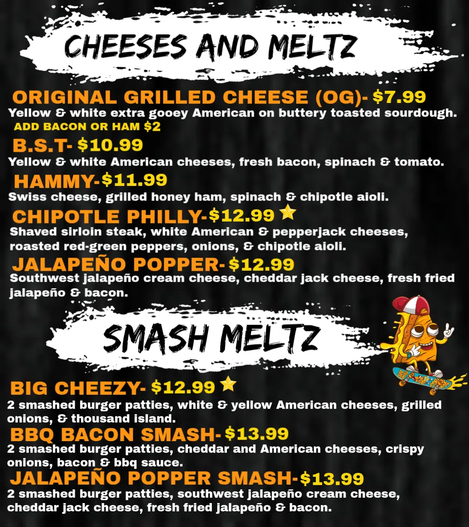 Cheezy's Grilled Cheeses eatery in Rockford
